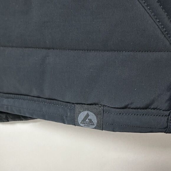 American Giant Vest Mens Puffer Blue Quilted Zip Work Hunting Gorpcore Casual L - Picture 5 of 7